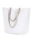 BAGedge® Stylish Polyester Canvas Rope Tote Bag Durable with Cotton Lining & Magnetic Closure